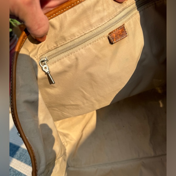 BURBERRY Vintage Blue Nova Check Convertible TOTE💙🔥HUGE! 19x10x6”🔥EVC🔥RARE🔥 - Picture 8 of 17